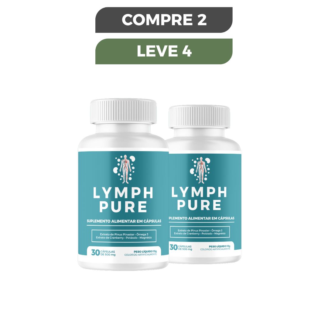 Lymph Pure - Fórmula Natural para uma Rotina Mais Leve