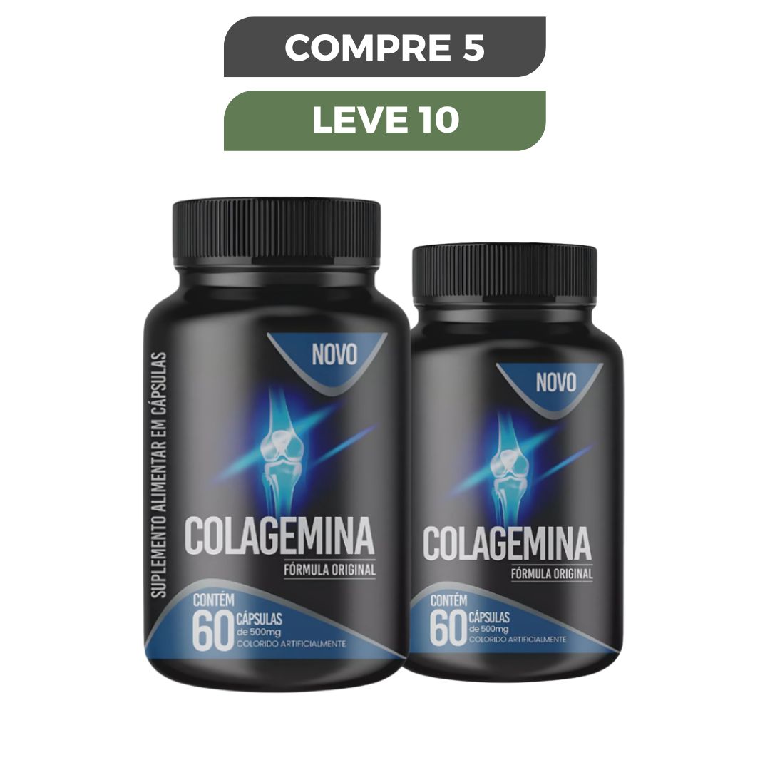 Colagemina 60 Cápsulas - Saúde Para Articulações, Cabelos e Unhas