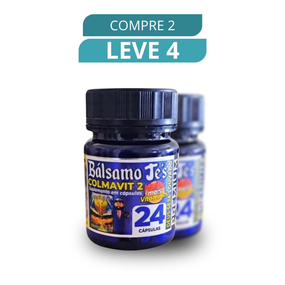 Bálsamo Je's 48 Cápsulas - Alívio Para Dores e Articulações + Frete Grátis