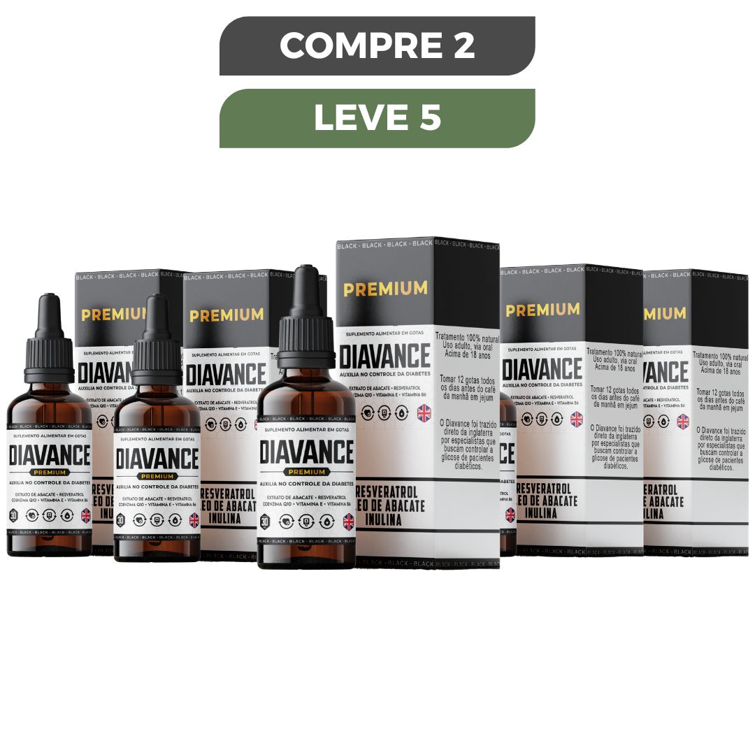 Diavance Premium 30ml - Auxílio No Bem-Estar - Promoção Oficial