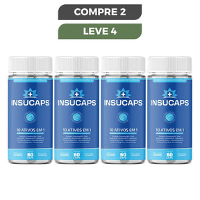 Insucaps 60 Caps - Auxílio No Bem-Estar - Promoção Oficial
